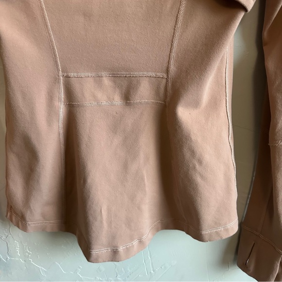 Lululemon Define Jacket *Luon Maybe Pink Clay Size 6 Very Light Pinkish Tan - Picture 7 of 15